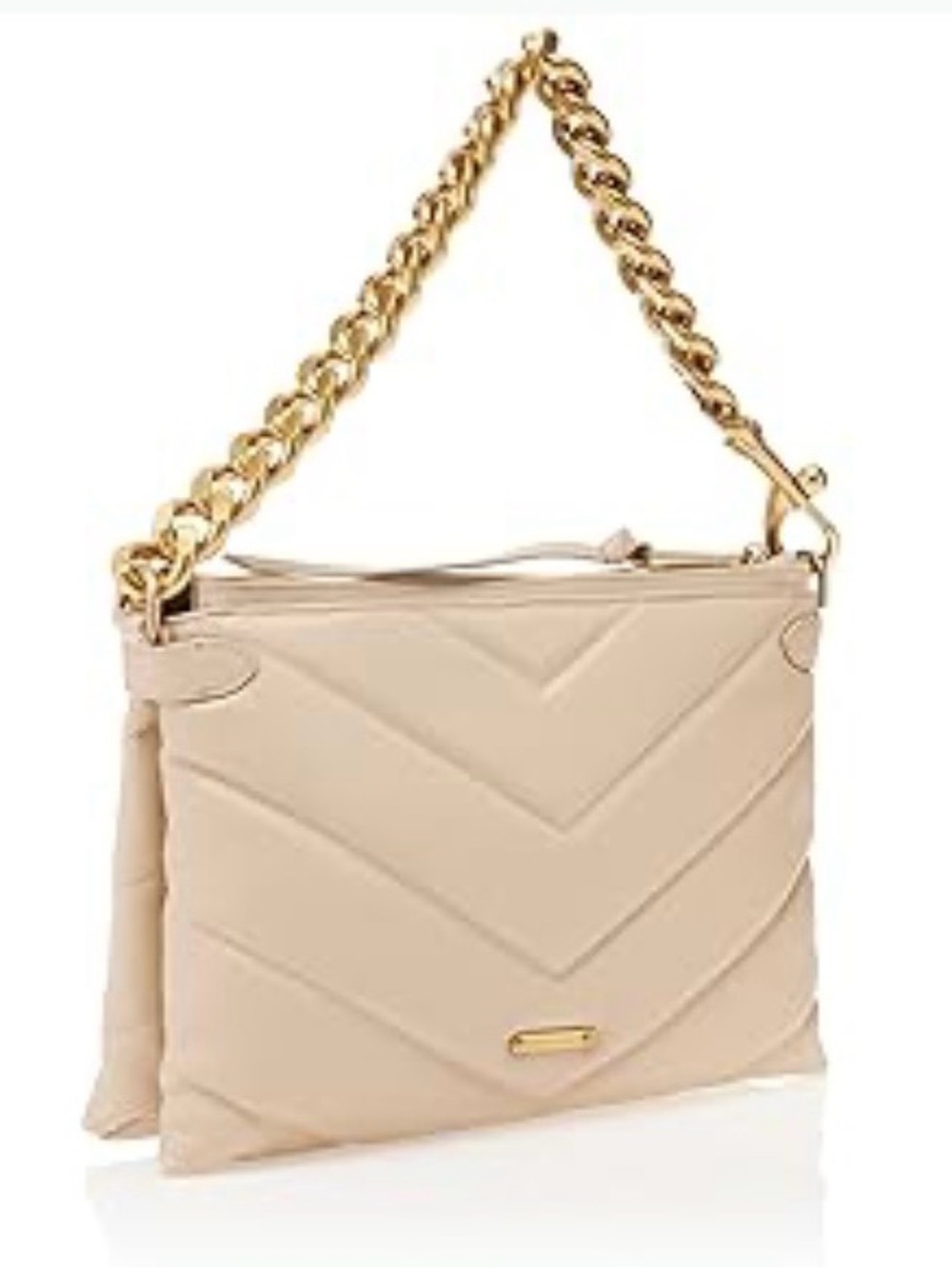 NWT Rebecca Minkoff Edie Maxi Crossbody in Sand Dune